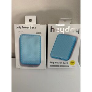 Heyday Jelly Power Bank 2-Pack Unisex OS Blue 5000mAh Limited Edition NWT